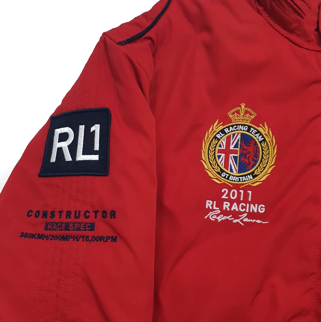 폴로 레이싱 패딩 브리티쉬 레드 m (100-105) 상품이미지5