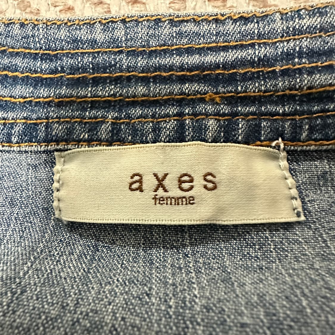 AXES FEMME denim jacket 상품이미지3