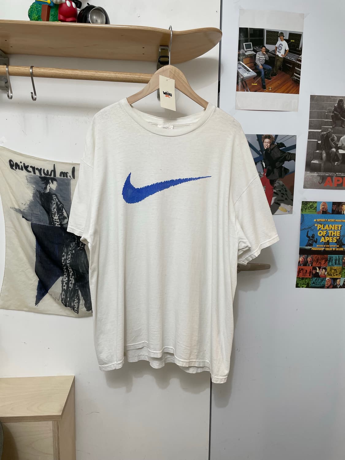 90‘s 나이키 스크럼블 스우시 티셔츠 (L) 상품이미지1