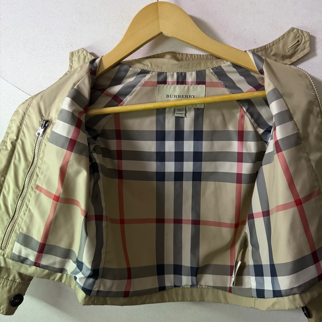 버버리 아동 블루종 점퍼 4y(110cm) 상품이미지5