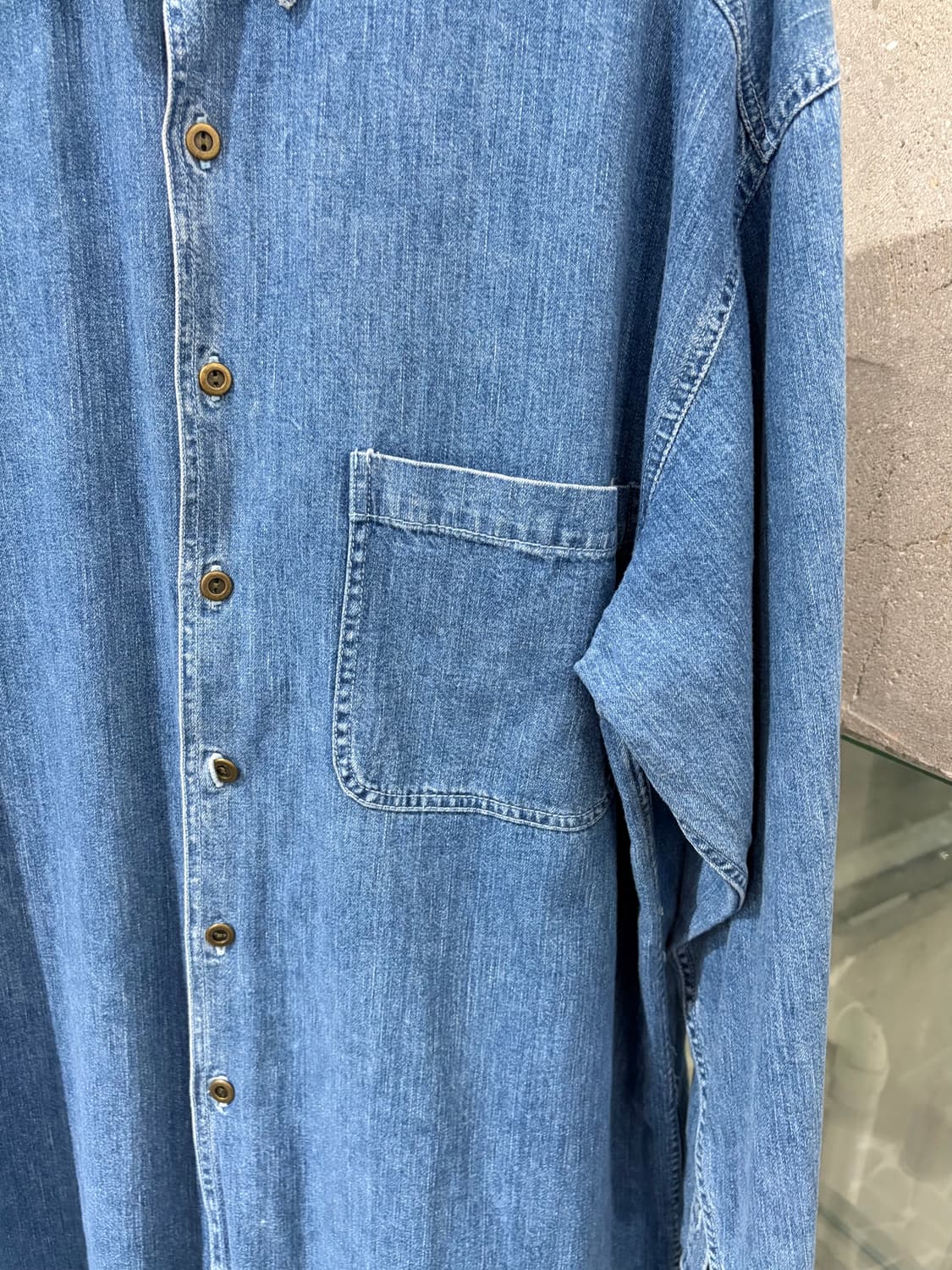 90s 올드갭 데님셔츠 상품이미지9