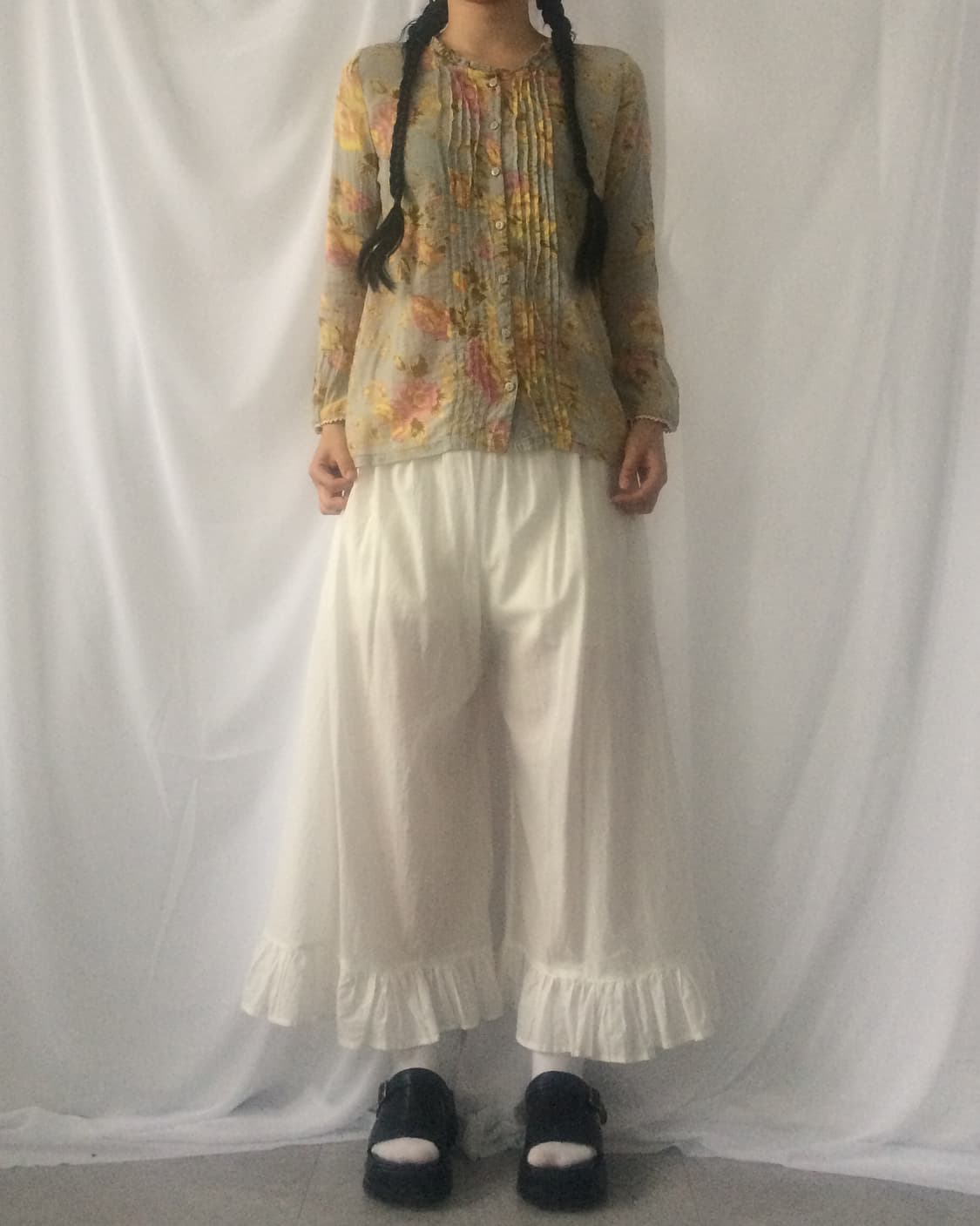Frill point layered pants 상품이미지4