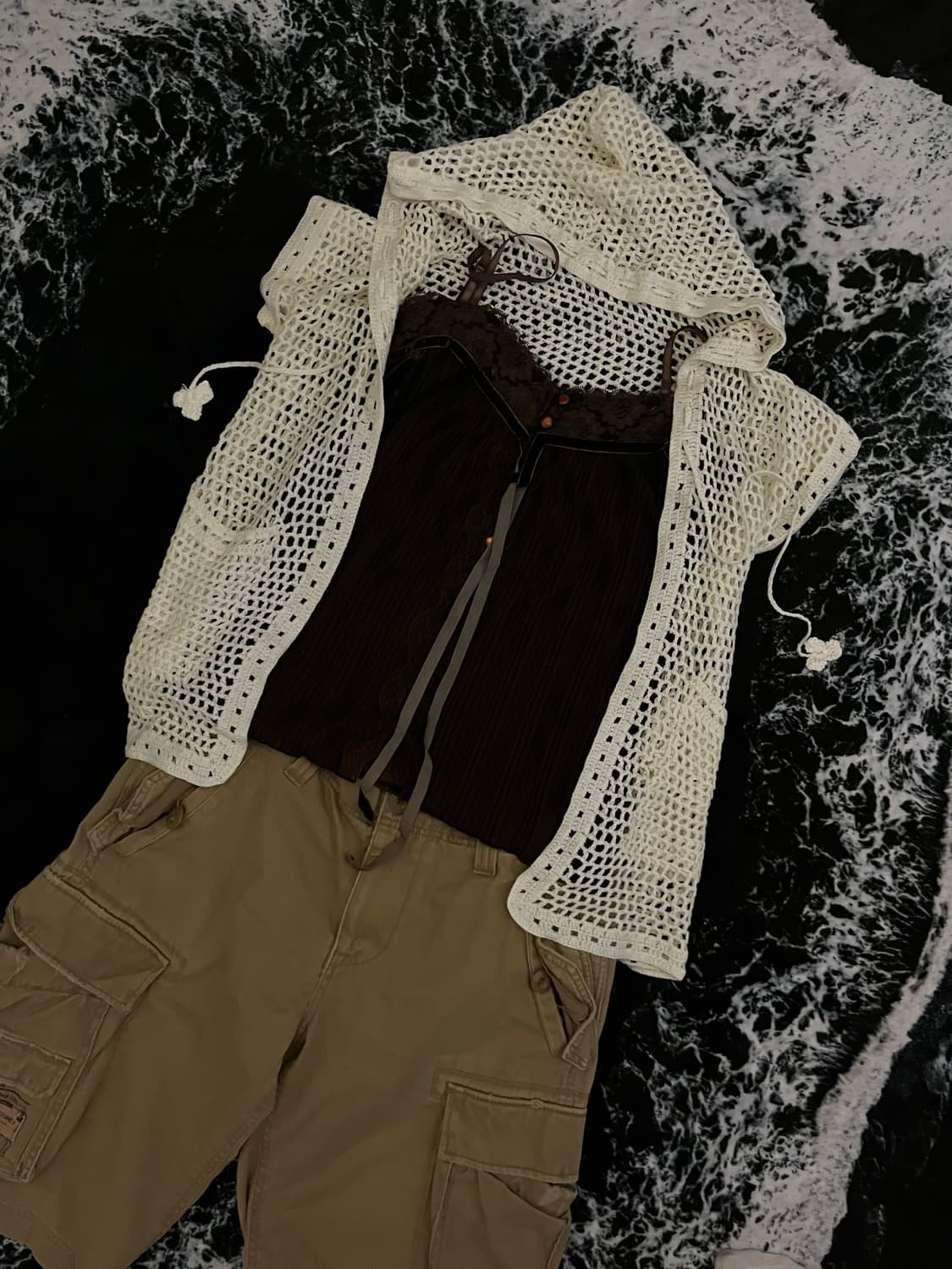 버뮤다 브라운 코디세트 상품이미지1