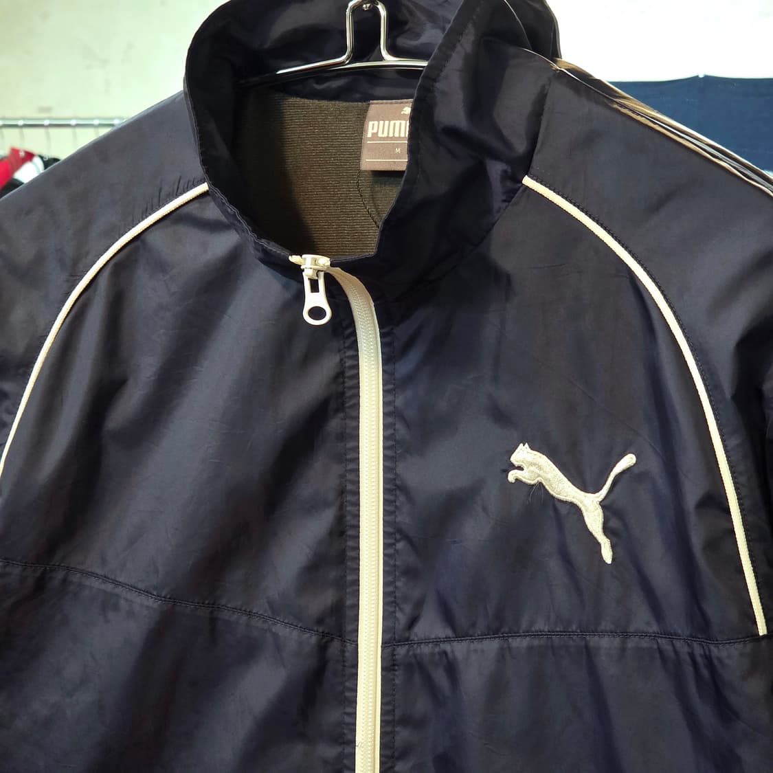 푸마 JPN 투웨이 네이비 바람막이 상품이미지2