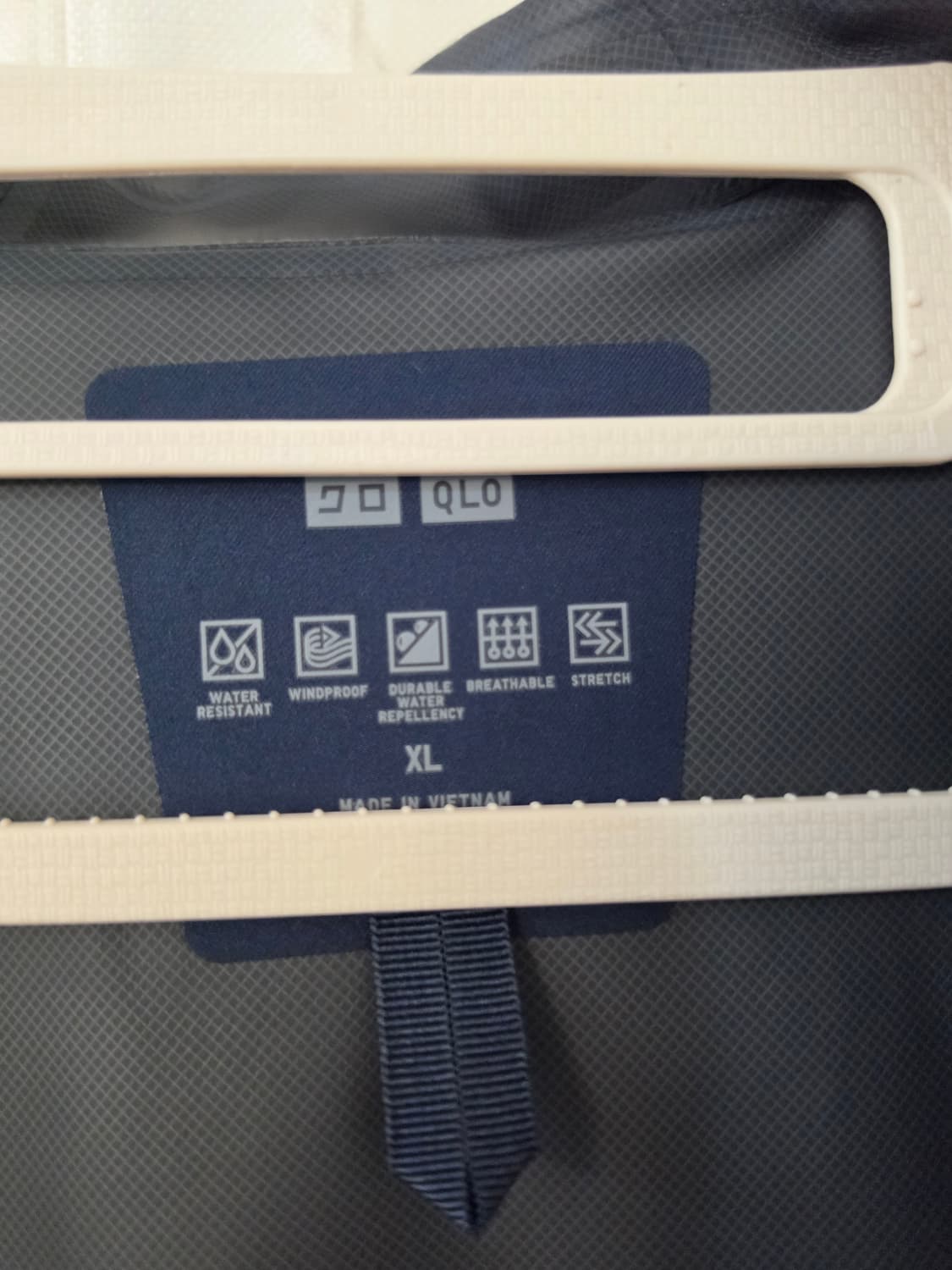 XL)유니클로 블록테크 방수 방풍 최고 파카 상품이미지3