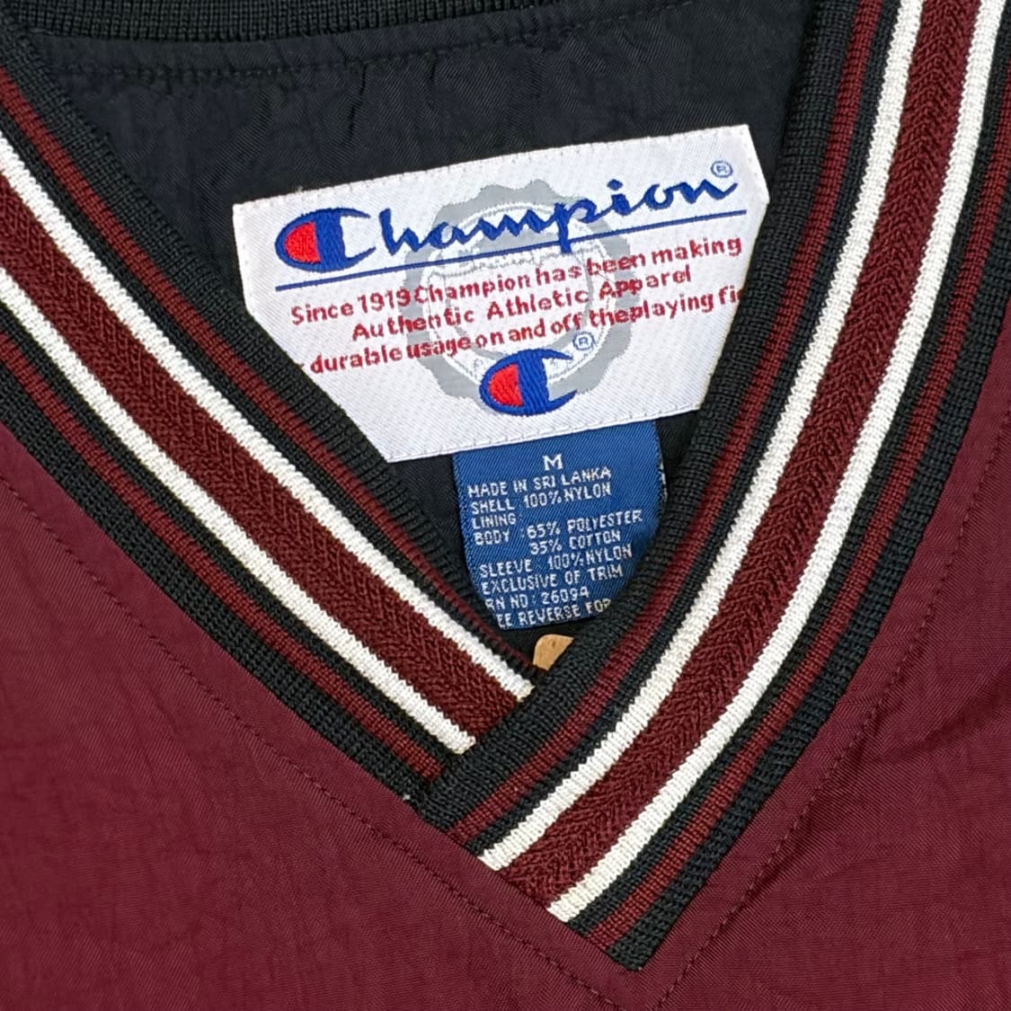 레어 00s 미국 빈티지 챔피언 풀오버 바람막이 상품이미지5