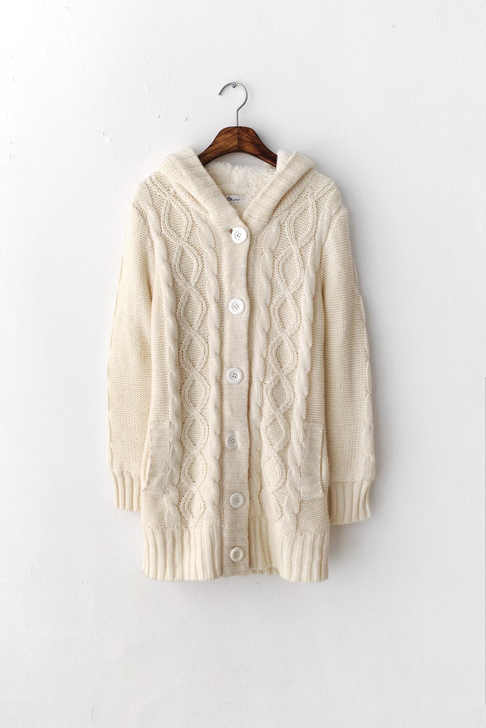 knit hood cardigun 상품이미지1