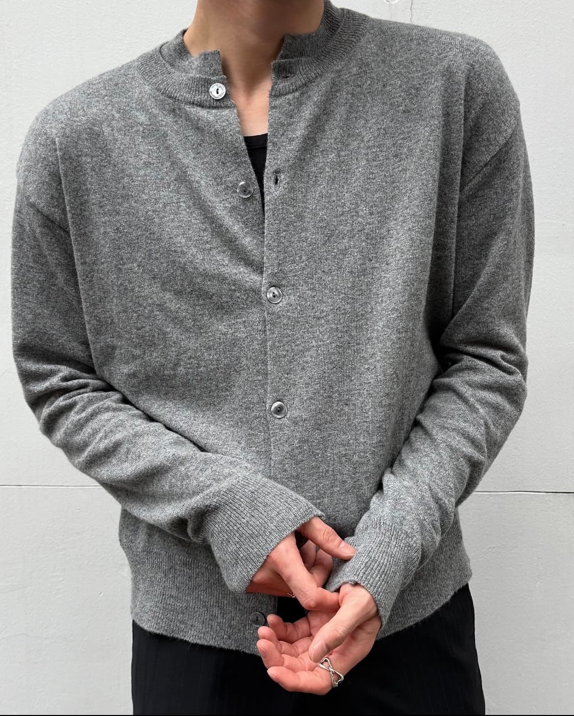 [새상품] 웨이비니스 더블 라운드 가디건 상품이미지1