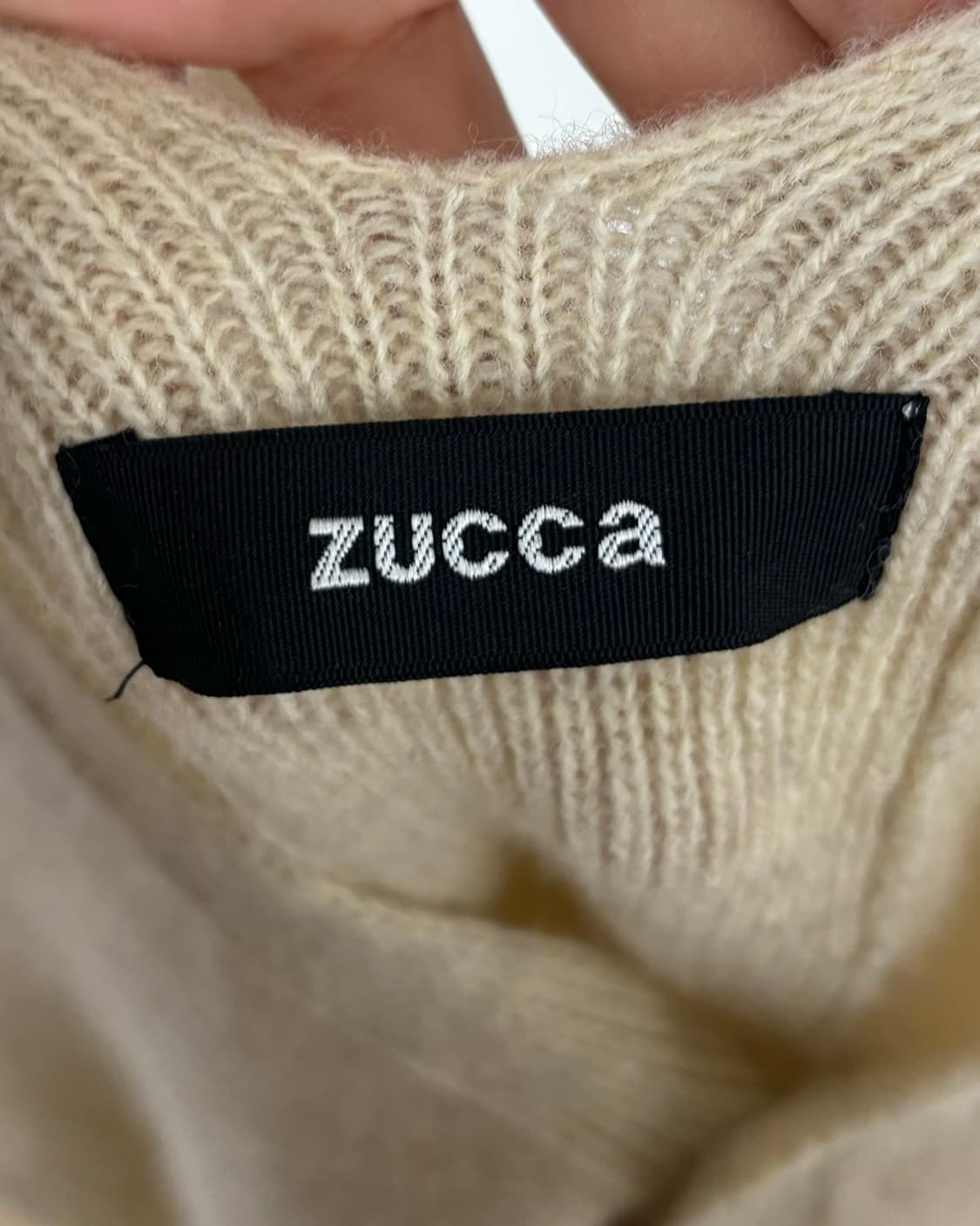 주카 아이보리 케시미어 혼방 브이넥 가디건 상품이미지7