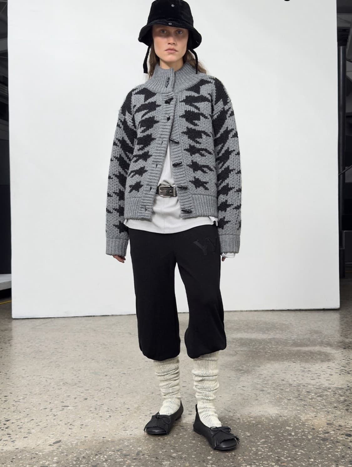 OPEN YY LAYERED KNEE SOCKS PANTS 상품이미지2