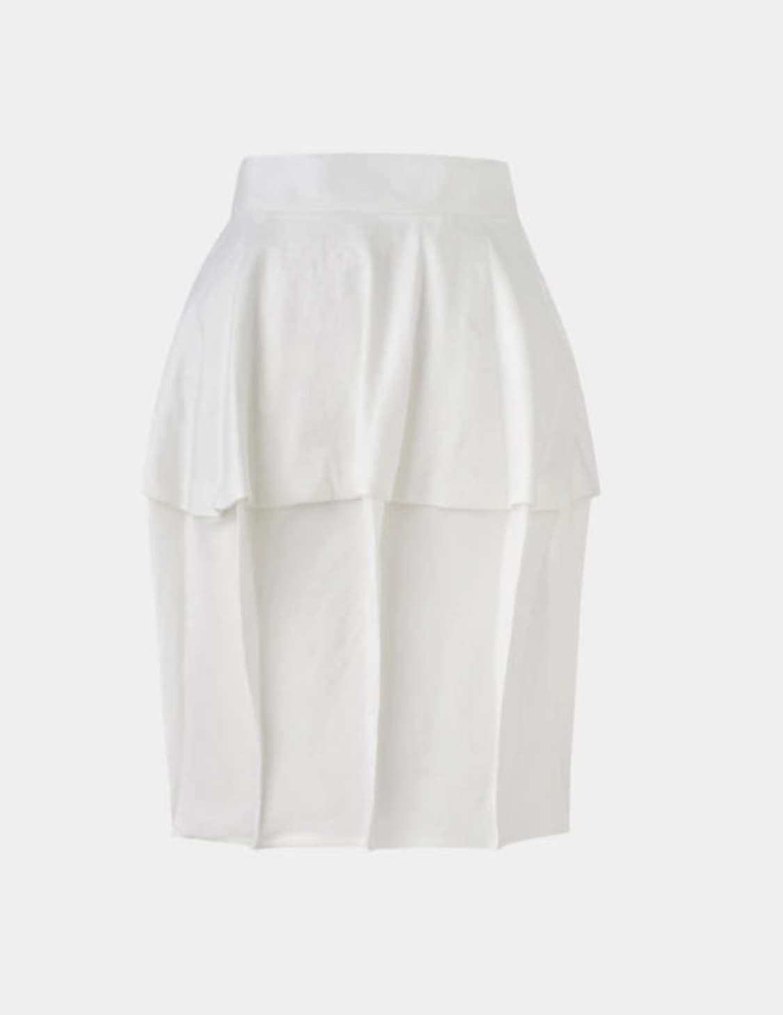 새상품) 드래곤블루스 크루즈 입체 미디 스커트 아이보리 M 상품이미지1