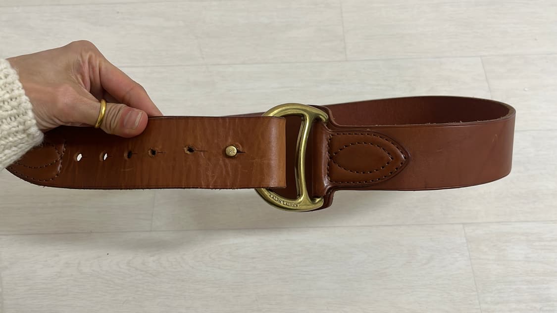 폴로랄프로렌 통가죽벨트 정품 상품이미지1