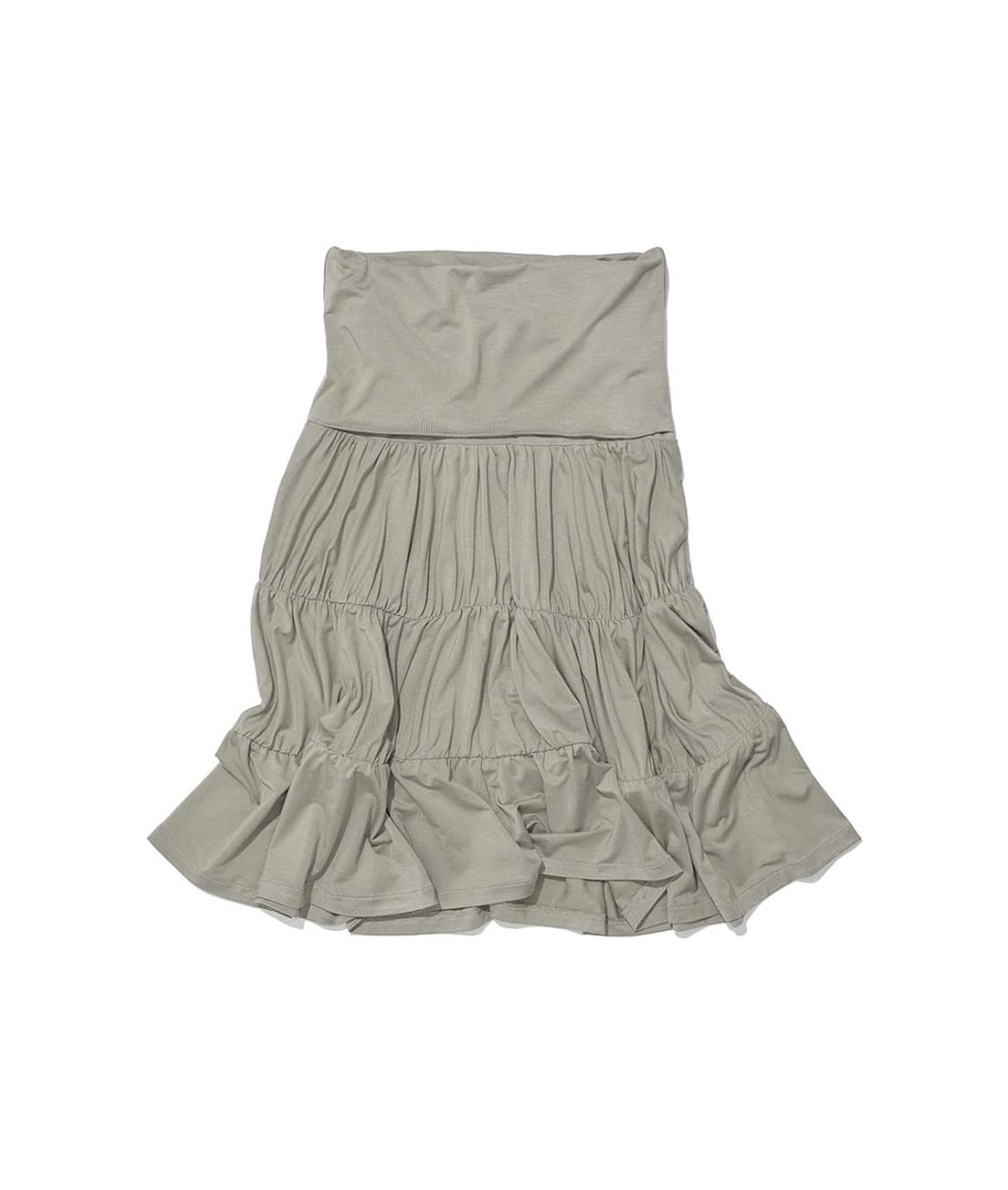 파르티멘토 우먼 JERSEY SHIRRING TIERED SKIRT 상품이미지4