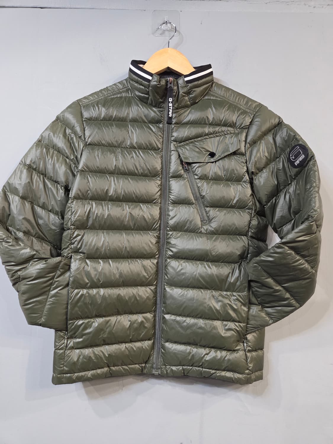 G-Star RAW 패딩 점퍼 카키색(S디피용) 상품이미지1