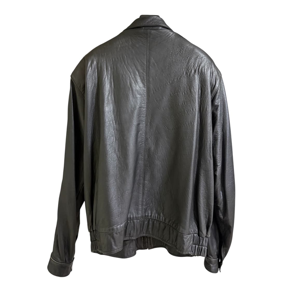 80s EU 리얼 레더 봄버 자켓 상품이미지2