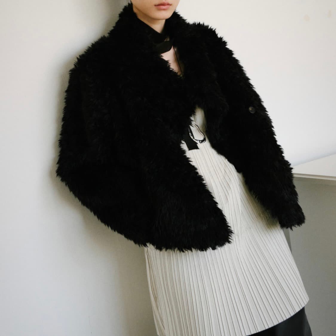 피키소사이어티 퍼 자켓 상품이미지1