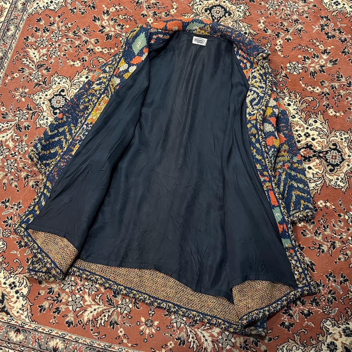 Missoni 미쏘니 자카드 울 니트 코트 (XL) 상품이미지7