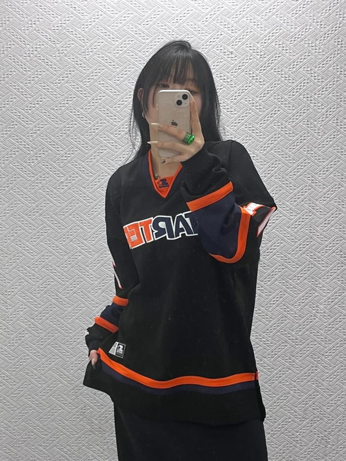 스타터 올드스쿨 팀져지 오버핏 스포티 롱슬리브 L C08455 상품이미지2