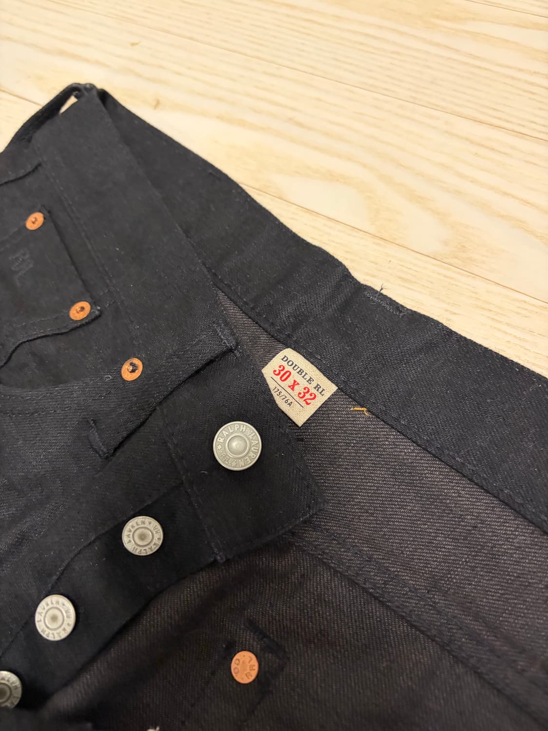 Rrl 빈티지파이브포켓(빈파포) 블랙 30x30 상품이미지2