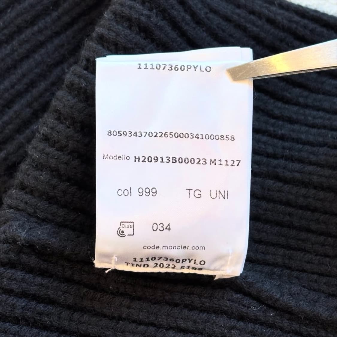 몽클레어 캐시미어 비니 상품이미지8