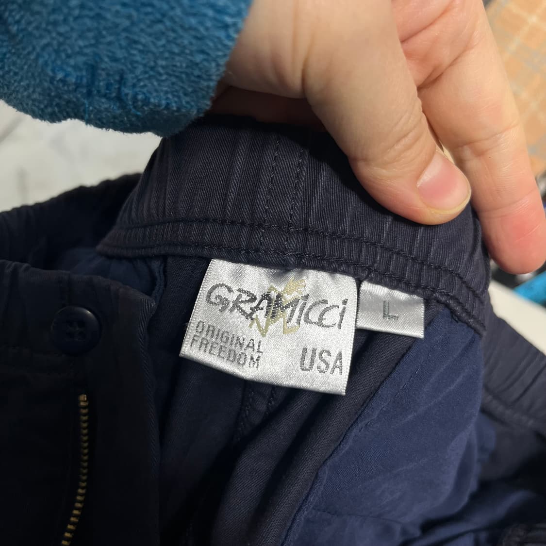 그라미치 Gramicci usa 면바지 네이비 L 상품이미지2