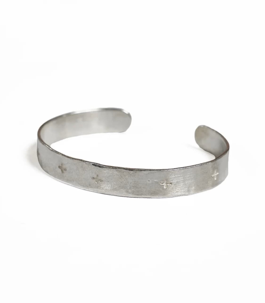 cross carved silver bracelet 상품이미지1