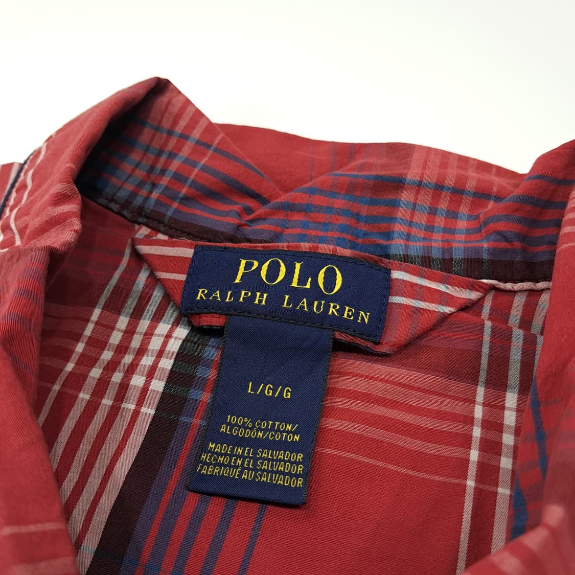 CL097 L 폴로 코튼 파자마 셔츠 상품이미지3