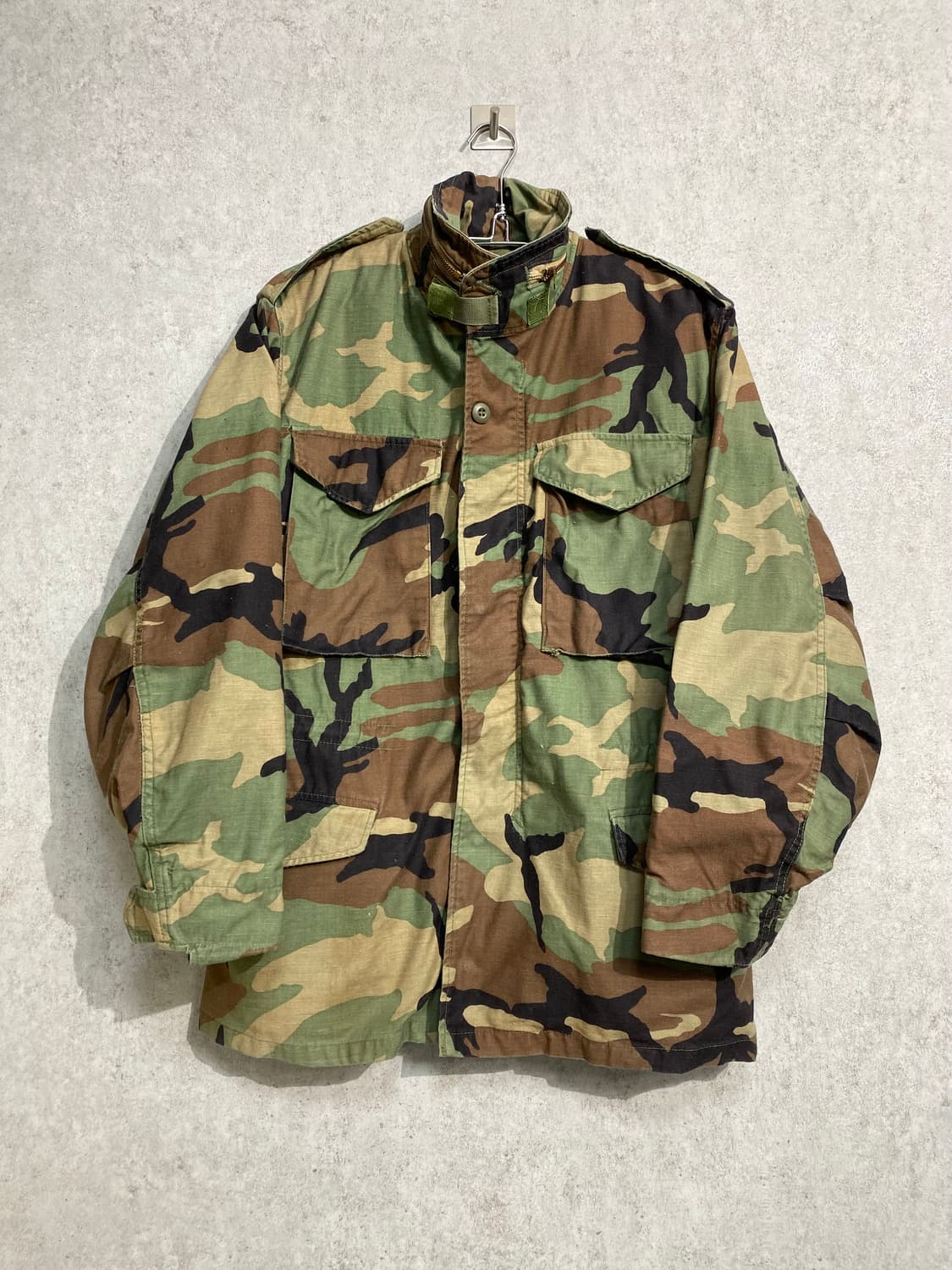 [US S] 80s U.S.ARMY 미군 오리지널 우드랜드M65필드자켓 상품이미지1