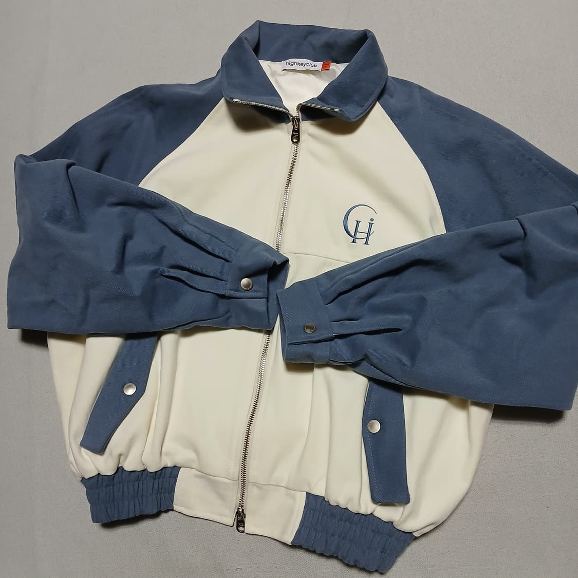 하이키클럽 콘트라스트 점퍼 자켓 집업 오버핏 상품이미지10