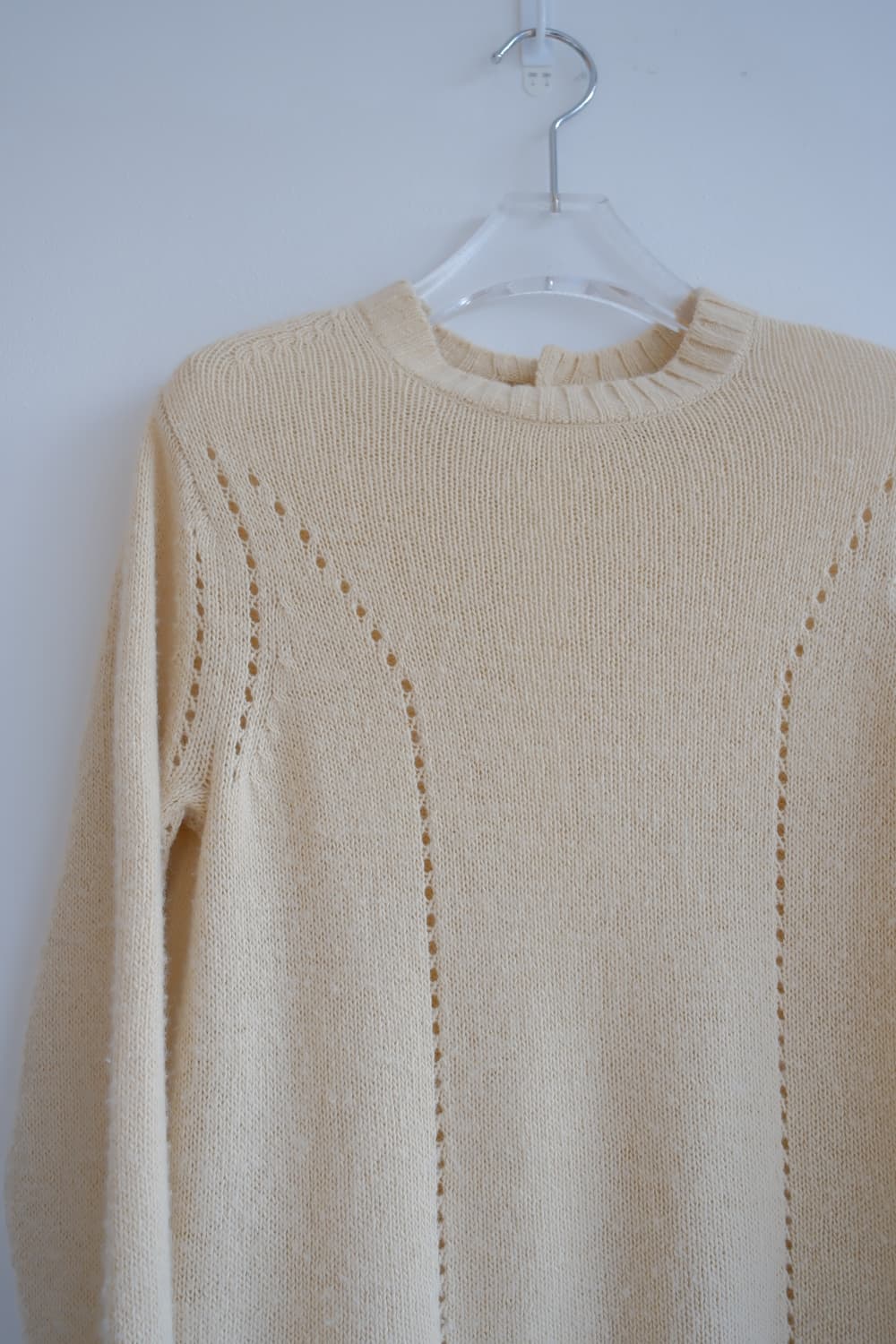 Cashmere back button cardigan 상품이미지7