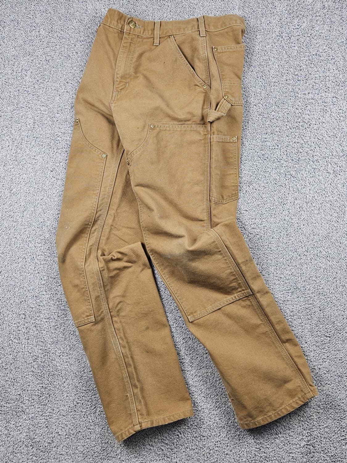 칼하트 덕 캔버스 더블니 카펜터 워크 팬츠 (29X32) / 10395 상품이미지2