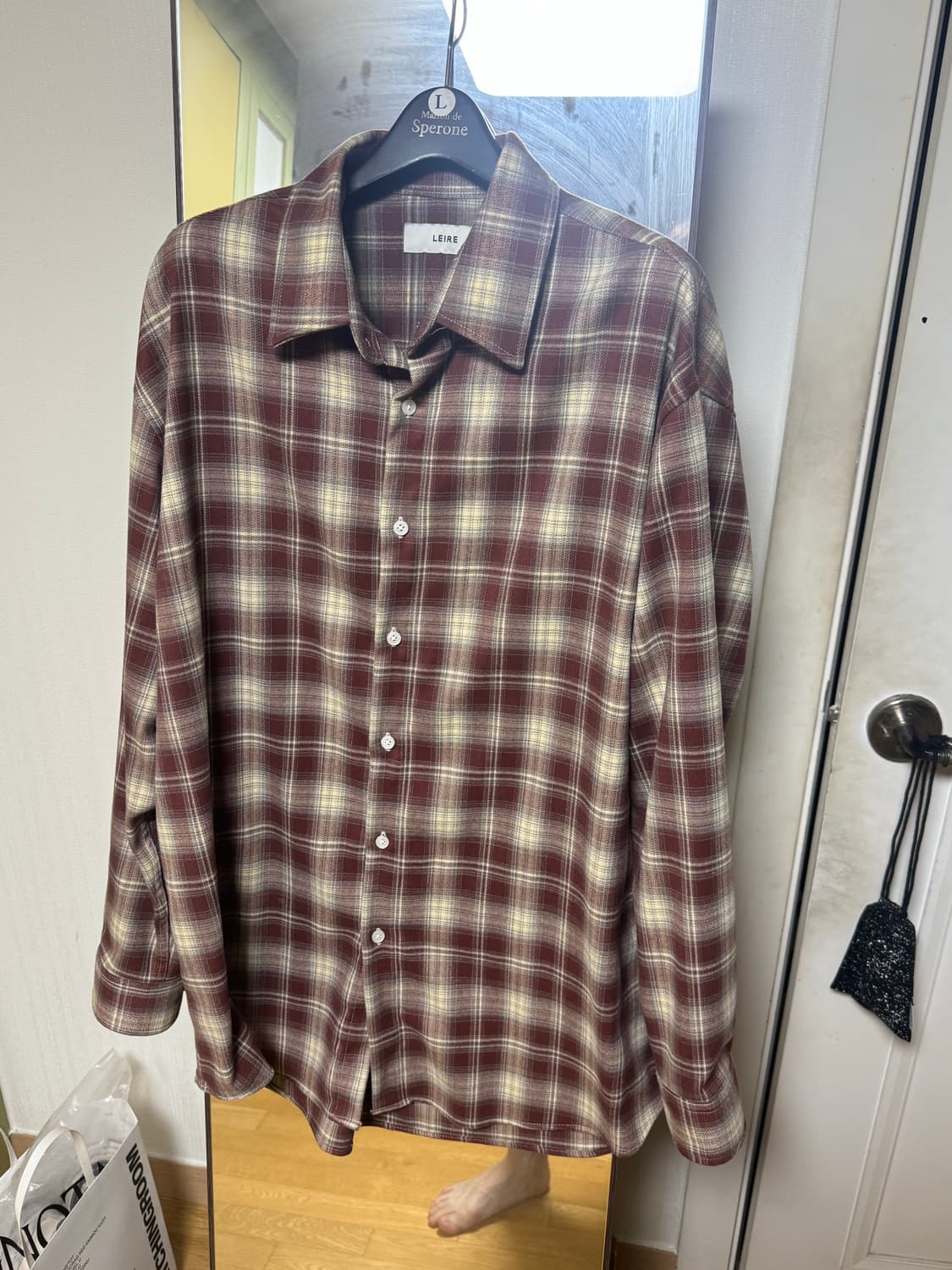 르아르 체크셔츠 상품이미지1