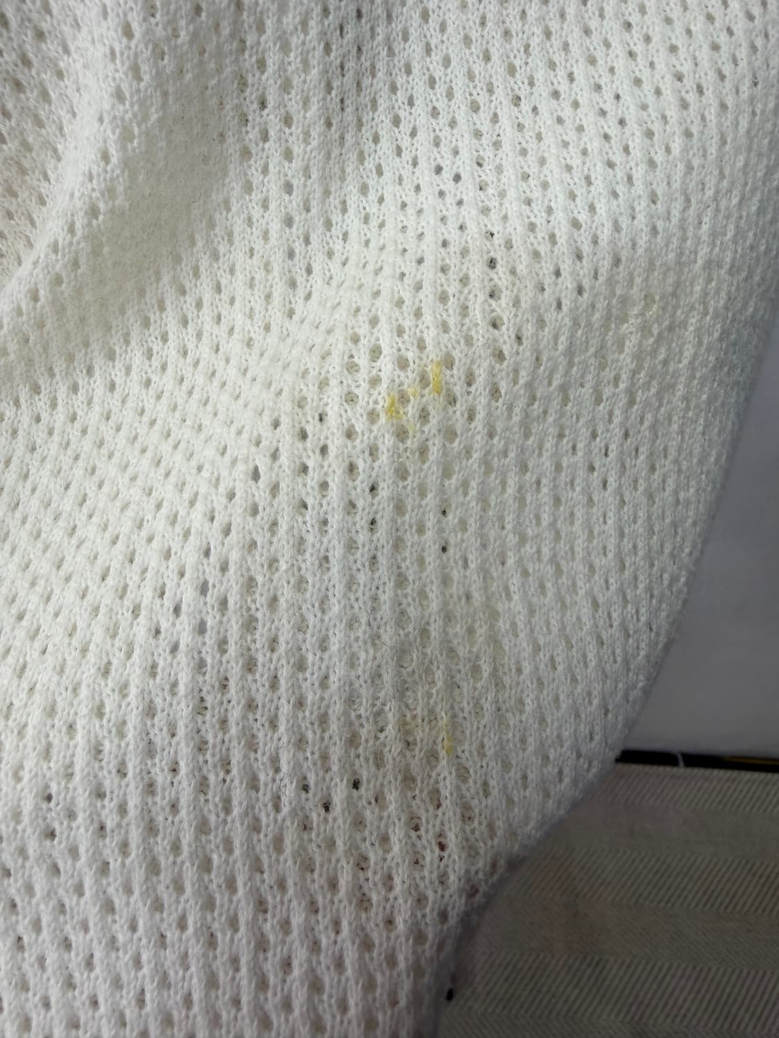 정품) 이치아더 한섬 화이트 니트 스웨터 82(66) 상품이미지5