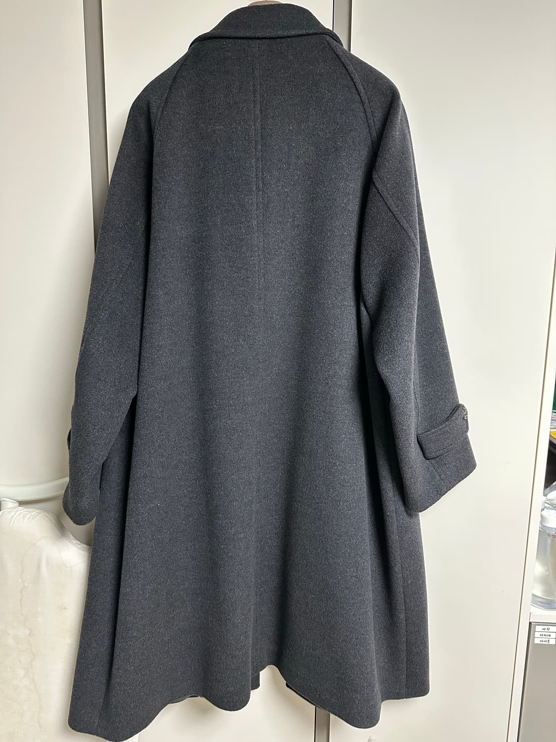 브라운야드 23fw 발마칸 코트 (차콜) 5사이즈 판매 상품이미지5