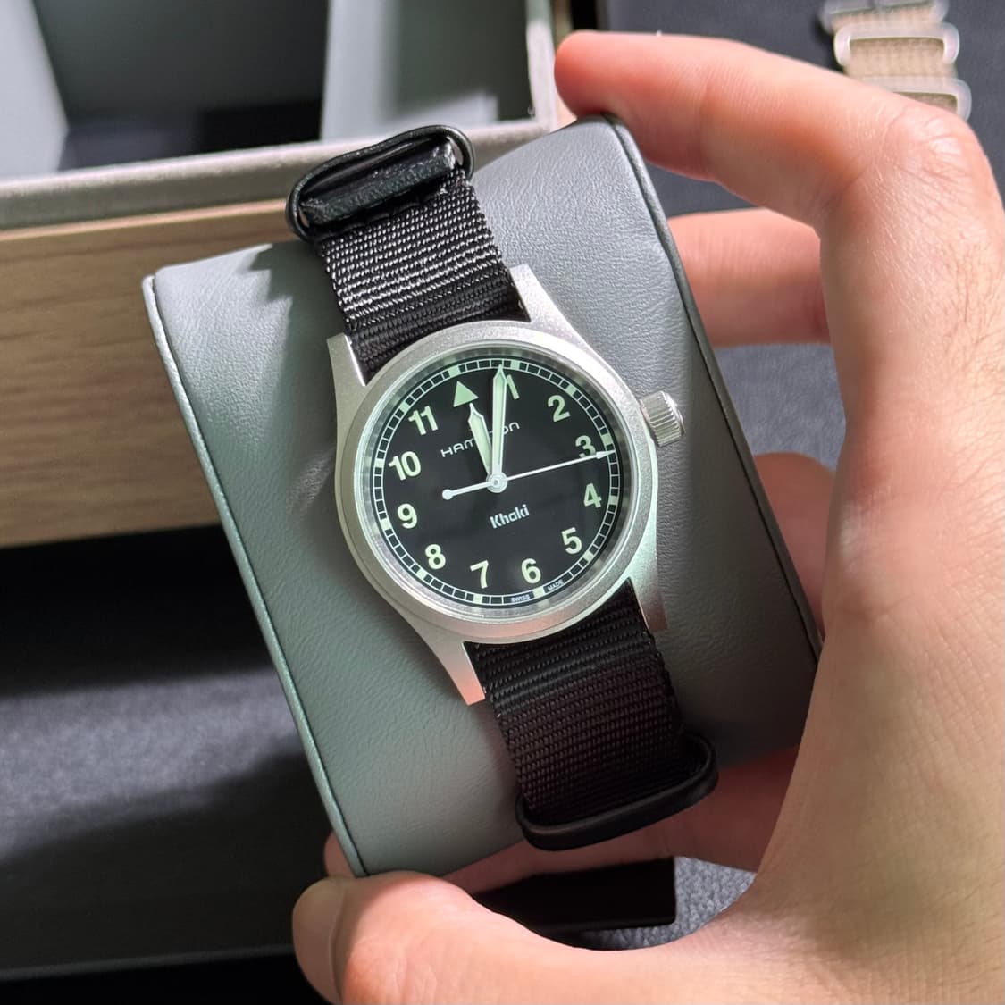 해밀턴 카키필드 쿼츠 33mm 상품이미지2