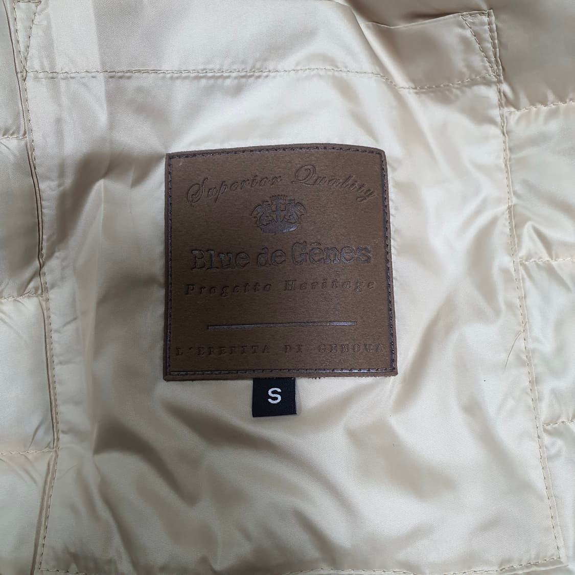 ✨ (바배) 블루드진 덕다운 무스탕 레더 롱 코트 패딩  상품이미지3