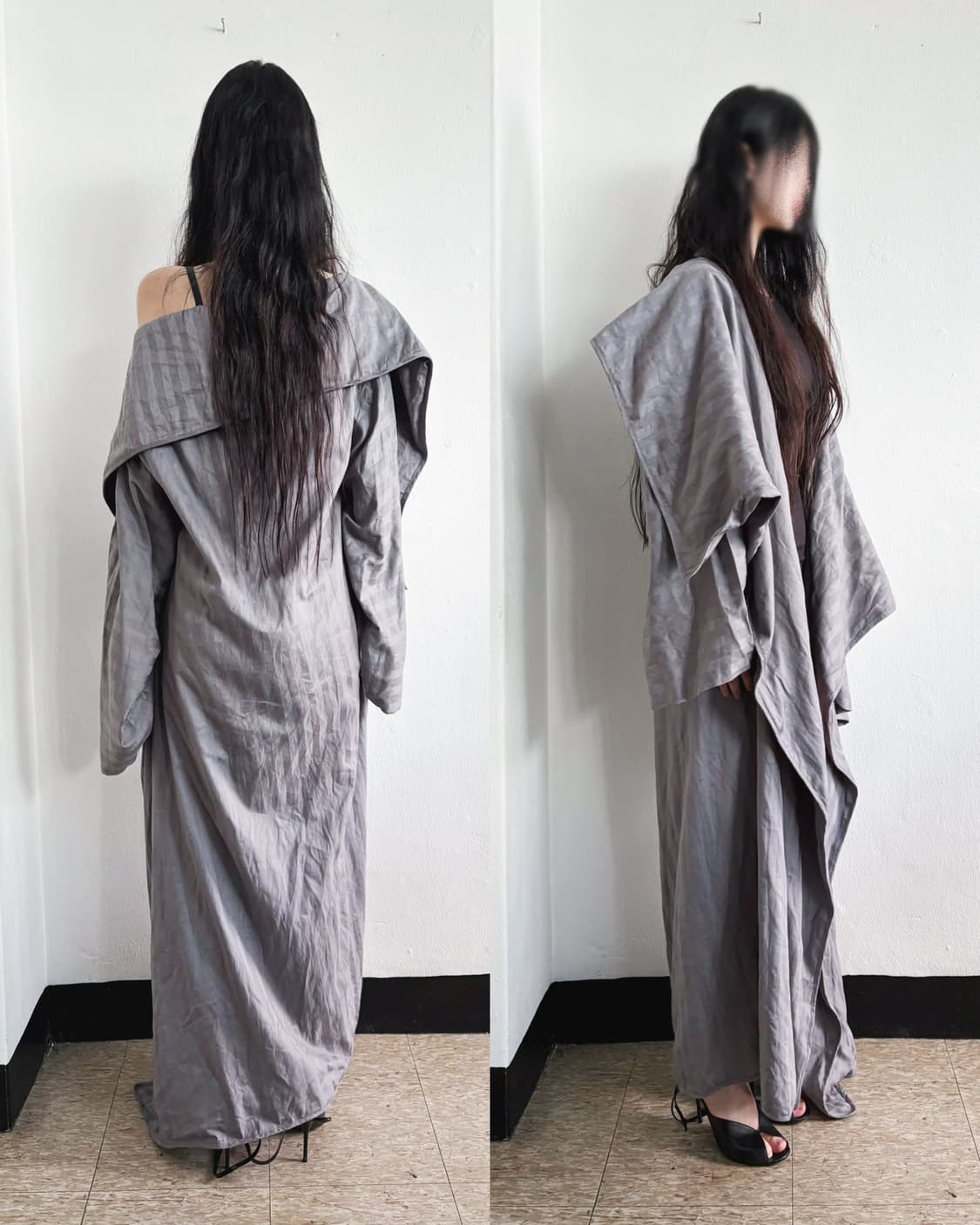 new* 마르지엘라 AW1999 리에디션 x h&m 듀벳 코트 상품이미지2