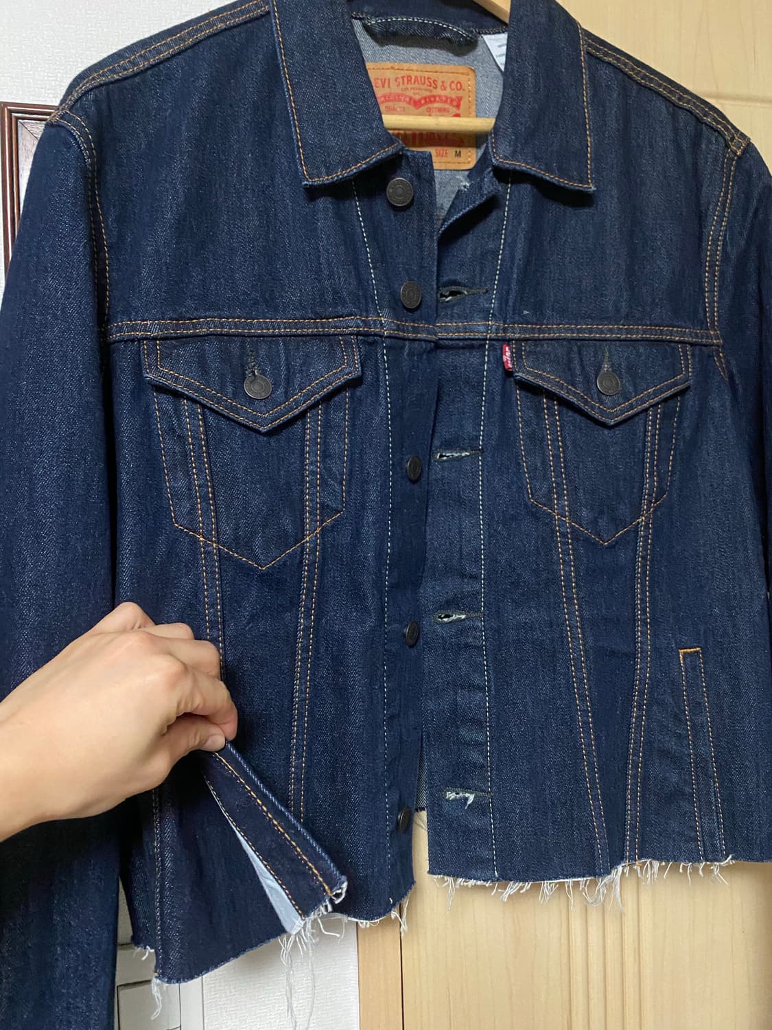 리바이스 데님자켓 M사이즈 새제품 판매합니다. 상품이미지2