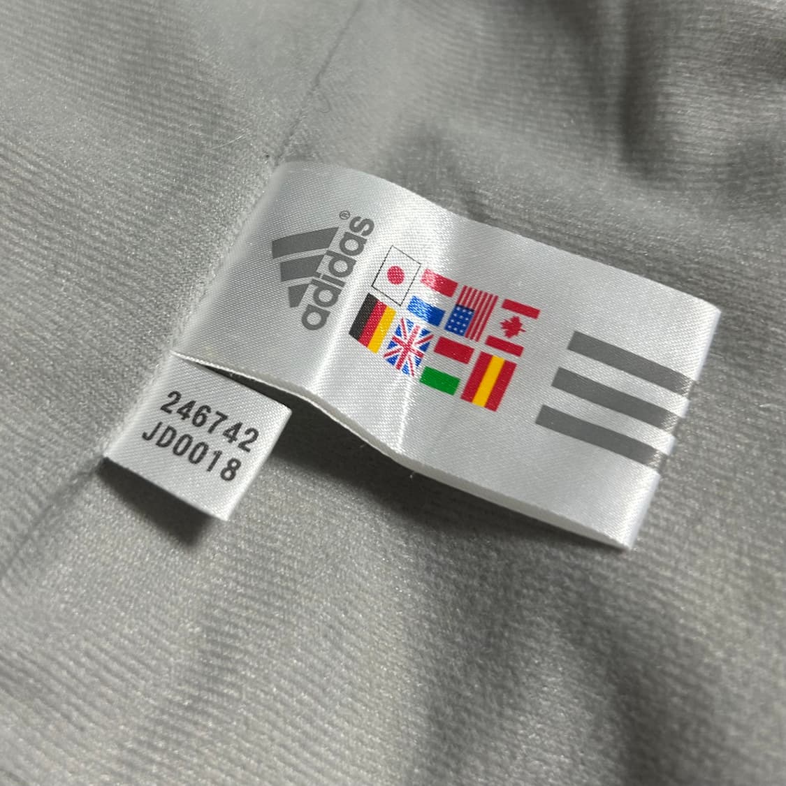 [L] adidas 아디다스 네이비 배색 바람막이 자켓 상품이미지6