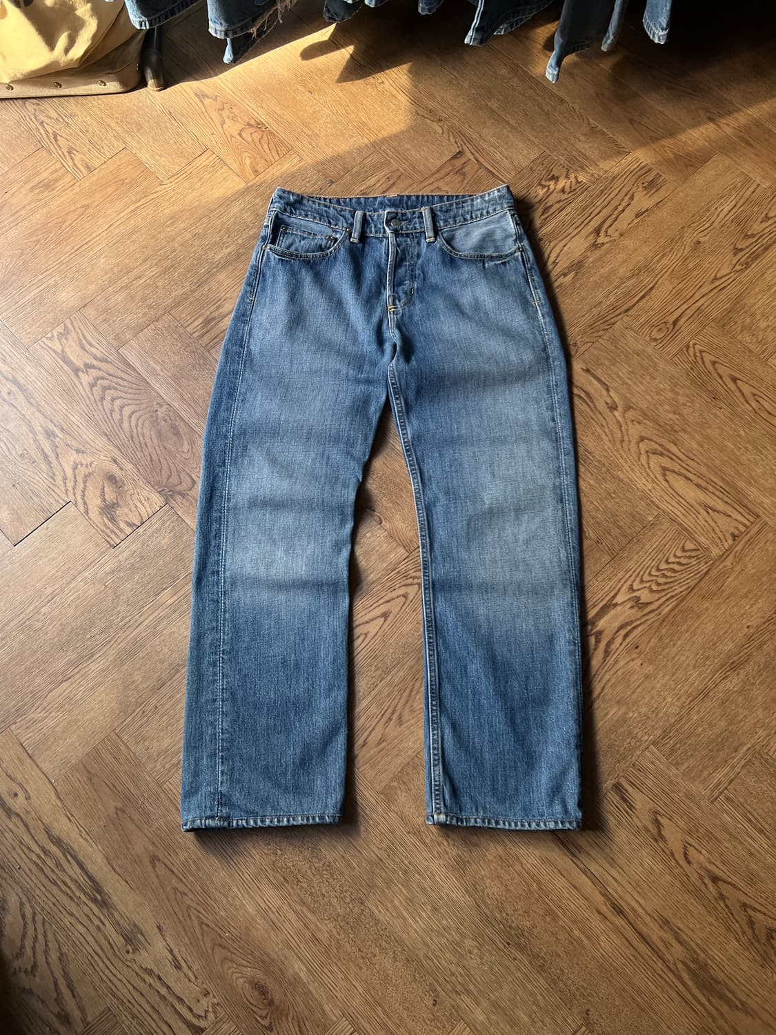 [31]폴로 랄프로렌 650 빈티지 워싱 스트레이트 데님 팬츠 상품이미지2