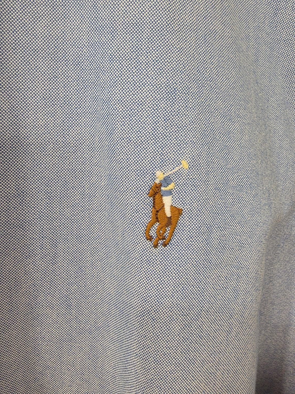 폴로 랄프로렌 옥스포드 셔츠 블루 커스텀핏 xl 새상품 상품이미지6