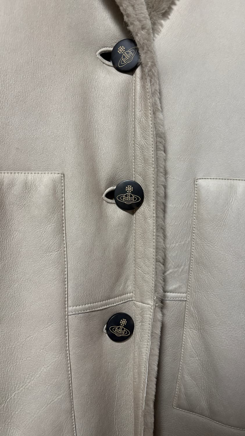 비비안웨스트우드 앵글로매니아 리버서블 양털 무스탕 상품이미지2