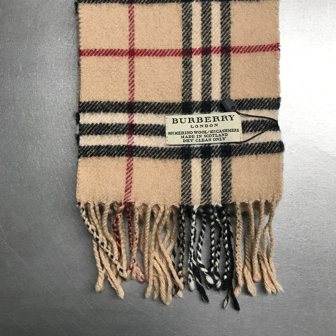 버버리 정품 메리노/캐시미어 머플러 베이지 상품이미지3