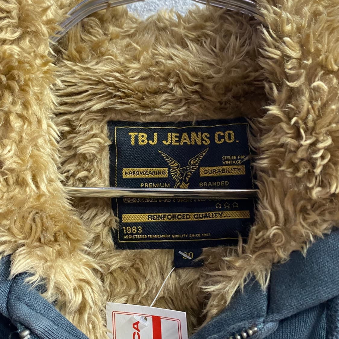 TBJ JEANS CO 빅로고 y2k 후드집업 B3076 상품이미지3