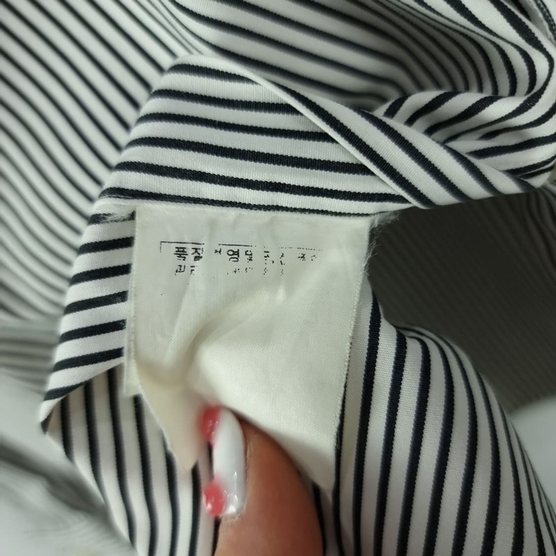 [폴로 랄프로렌] 포니 로고 자수 스트라이프 셔츠 M19953 상품이미지8