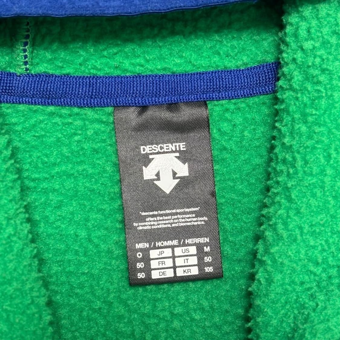 DESCENTE 폴리스 후드 조끼 블루 105 상품이미지6