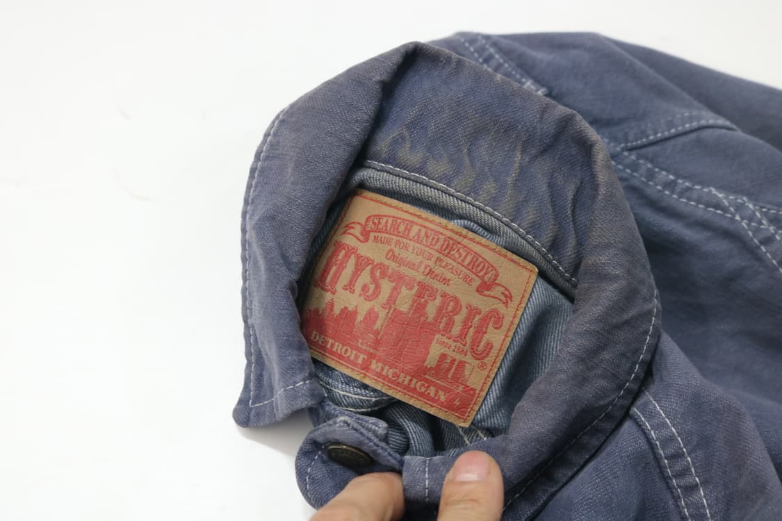 히스테릭글래머 빈티지 워싱 데님 자켓 상품이미지9