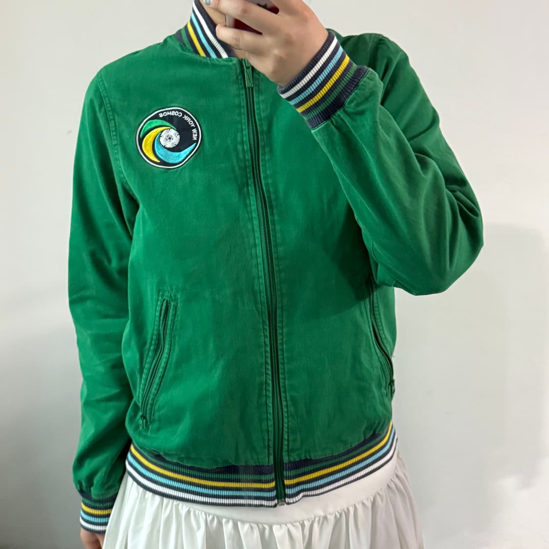 [S] 엄브로 그린 뉴욕코스모스 자켓 상품이미지1