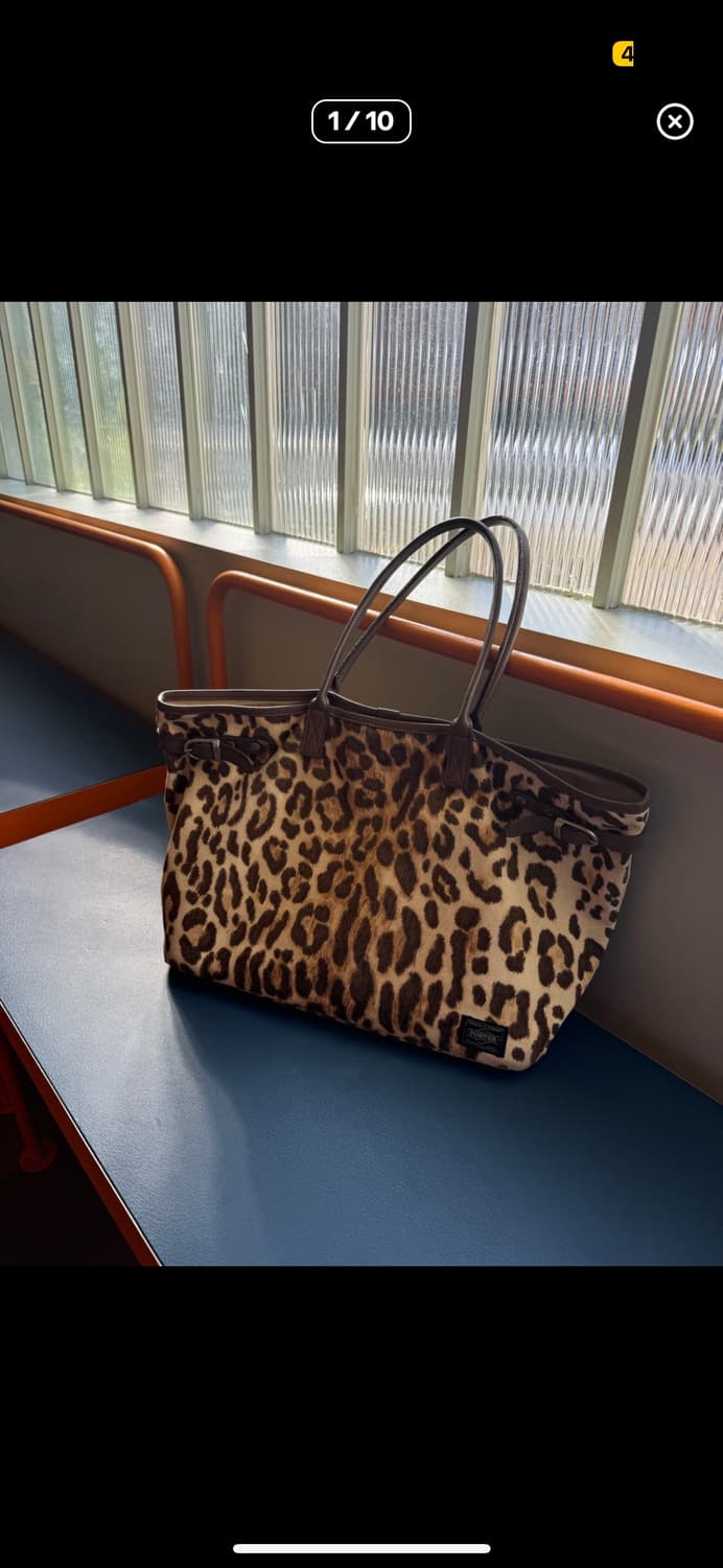 구합니다 요시다헤드포터 레오파드 토트백 상품이미지1