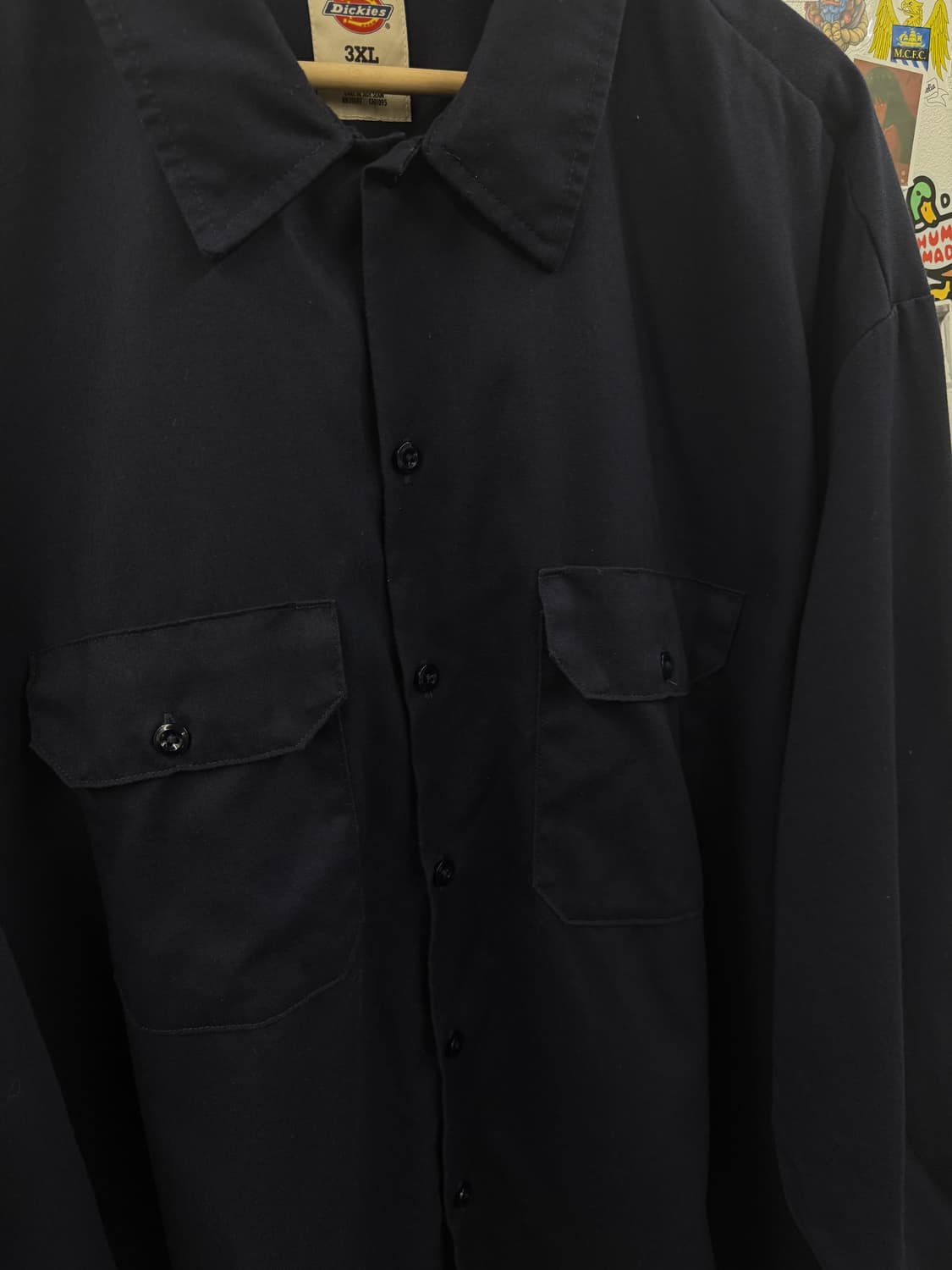 디키즈 빅사이즈 다크 네이비 워크셔츠 XXXXL 추천 상품이미지5